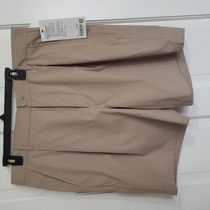 NWT Lululemon Woven Relaxed Fit Pleated Men's 8in Shorts Sheer Oak Sz 36